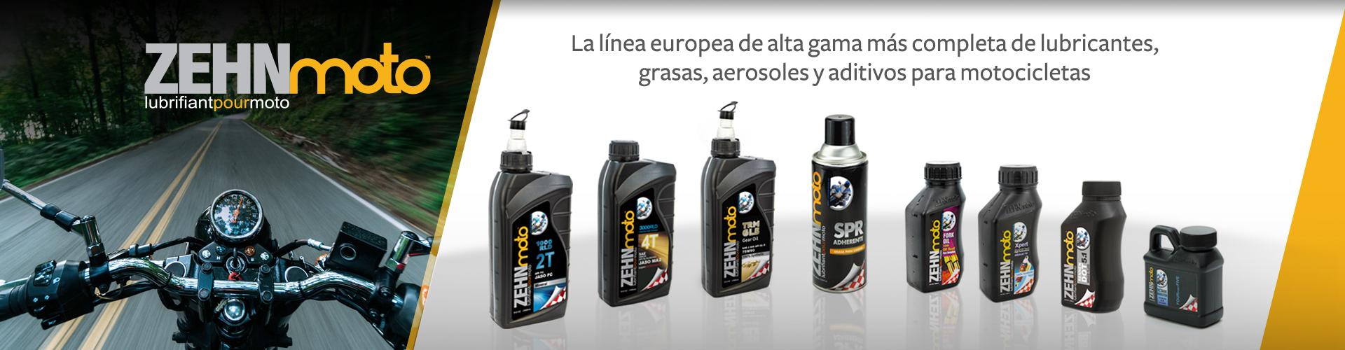 La linea europea de alta gama mas completa de lubricantes, grasas, aerosoles y aditivos para motocicletas.