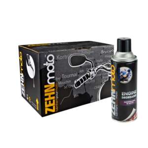 Caja Con 12 Pzs Aerosol Zehnmoto Desengrasante De Motor 400 ml