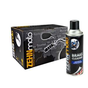 Caja Con 12 Pzs Aerosol Zehnmoto Limpiador De Sistema De Frenos 400 ml